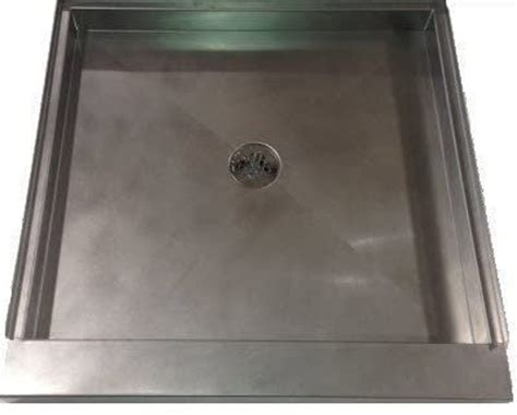 sheet metal shower pan|steel enameled shower pans.